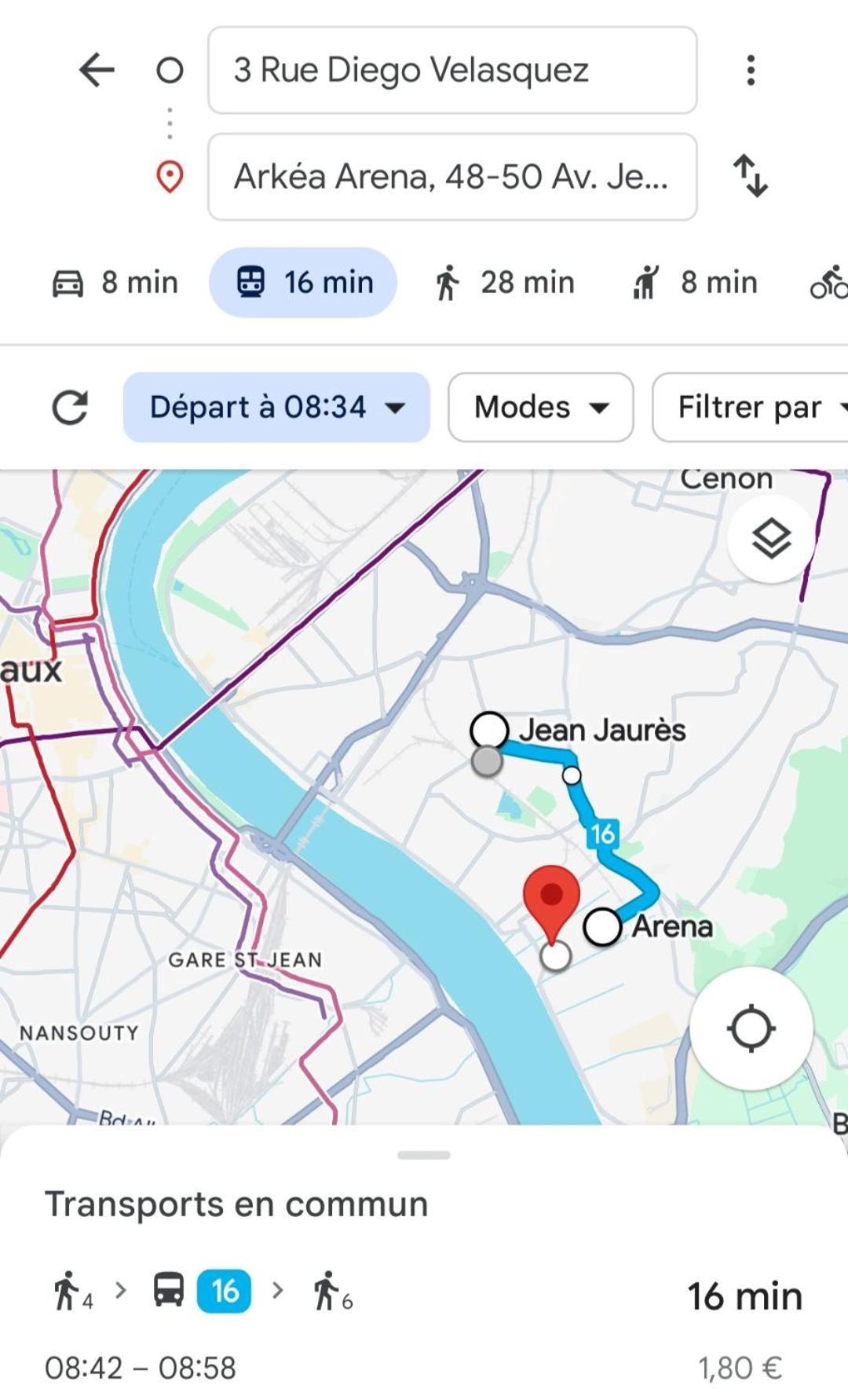 Appartement A Floirac Avec 2 Chambres, Un Parking Prive, Une Terrasse, A 5 Minutes En Voiture De L'Arkea Arena De Bordeaux Zewnętrze zdjęcie